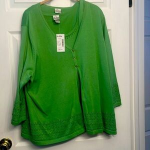 Vintage fashion bug two piece sweater set new with tags